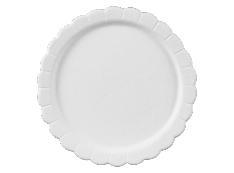 Scalloped Dessert Plate
