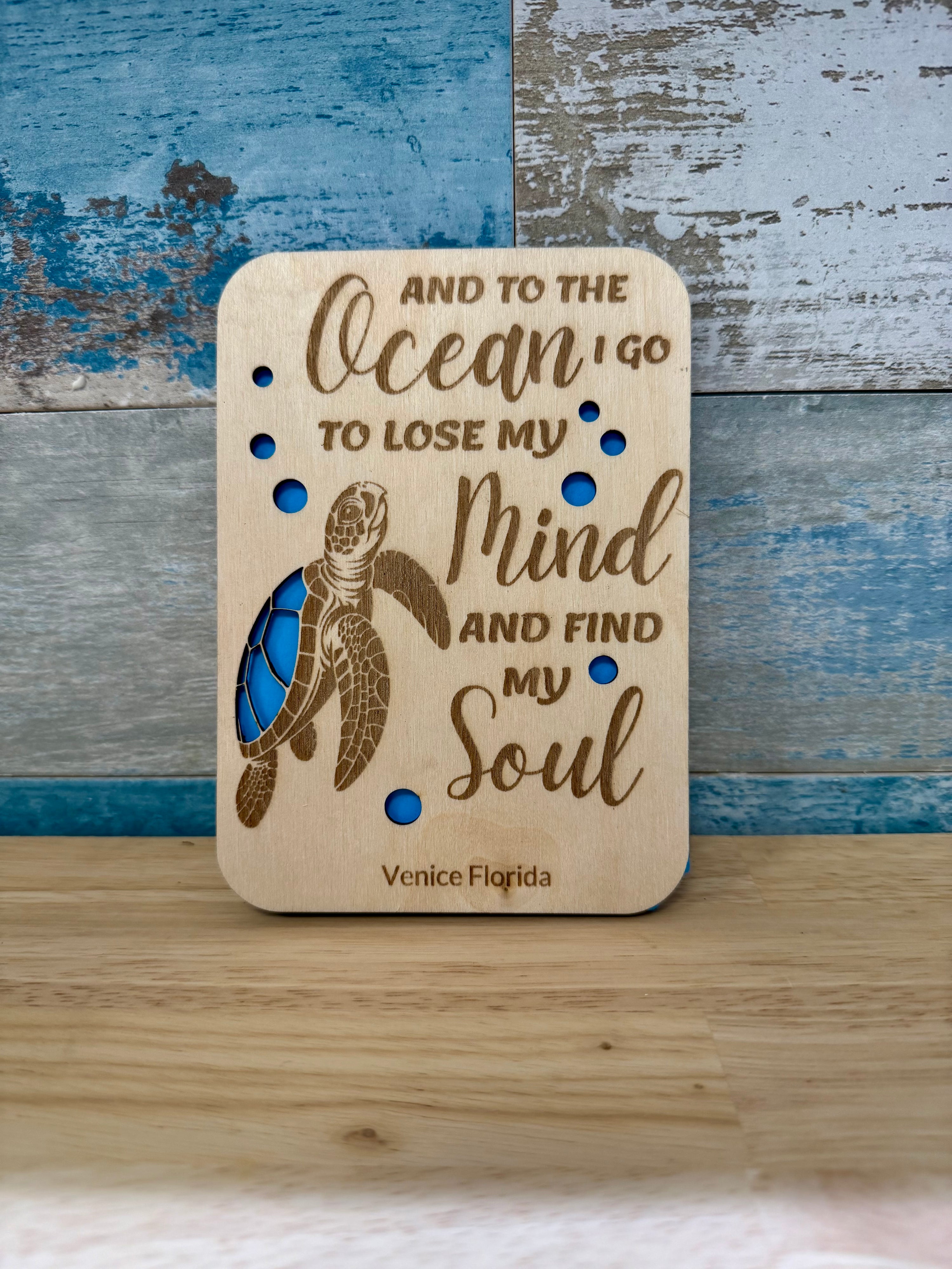 Card Turtle Ocean I Go
