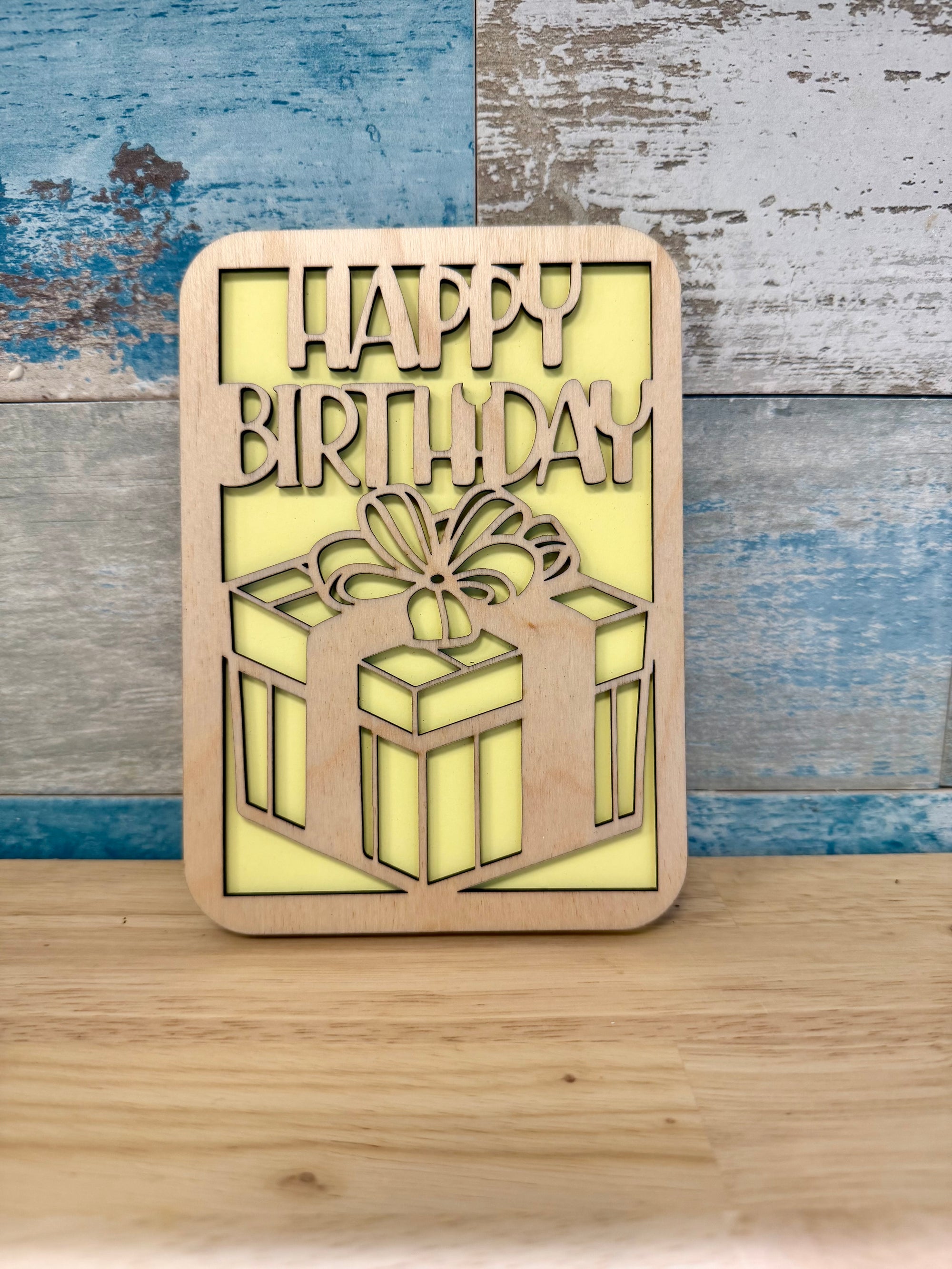 Card Happy Birthday Present